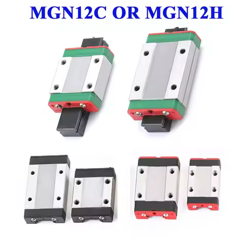 1pc MGN12H MGN12C Block for MGN12 12mm Miniature Linear Slide Rail Guide DIY 3D Printer CNC X Y Z Ax