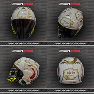 HELMET ARAI RAM3 KOI PUTIH PREMIUM