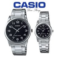 Casio Couple Watch MTP-V001D-1B & LTP-V001D-1B