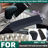 For Hyundai i10 ix20 Accen HB20 2005~2026 Car Automatic Gear Shift Knob Head Soft Silicone Non-Slip 
