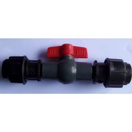 POLY PIPE BALL VALVE / STOPCOCK 25 MM / 32 MM ( INJAP BEBOLA PAIP POLI 25 MM / 32 MM)