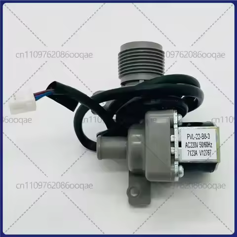 1pcs New For Haier Washing Machine Solenoid Valve PVL‑22‑B8‑3 C801 C802 100U1N AC220V 50‑60Hz