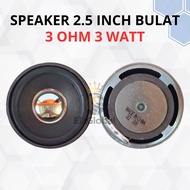 2.5 Inch 3 Watt 3 Ohm Compact Speaker Suitable for Mini Audio Intercom and Portable