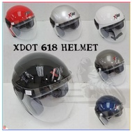 X-Dot G618 Topi Keledar Motorsikal Buka Muka SIRIM Lulus Topi Keledar XDOT 618 helmet g 618 xdot