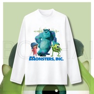 Boohai Monsters Inc Kids Long Sleeve T-Shirt | Baby Terry Children's Clothes with DTF Printing