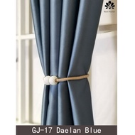 BlackPeacock【Ready Stock】Blackout Curtain * Ring Type * 290cm Height/Sunblock Curtain/ Langsir Tebal