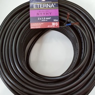 ( 20 Meter ) KABEL LISTRIK ETERNA NYYHY 2x1.5 mm (fx) 300/500 V - TEMBAGA SERABUT (Kabel flexible)