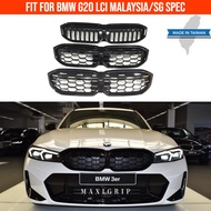 BMW G20 LCI 2023 Front grille daylight grille lip facelift G20 accessories m sport LED grille