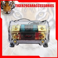 Digital Fuse Distribution Holder With Meter Power Amp Fuse Box 1 TO 1 Amplifier Fuse