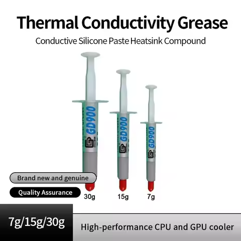 LDPCSJ GD900 7g/15g/30g Thermal Grease Paste Conductive Silicone Plaster Heat Sink Compound High Per