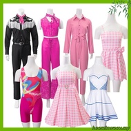 Live Film Barbie Cos Costume Barbie Ken Popular Film Cosplay Halloween Role Play QE8N