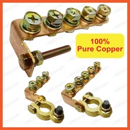 Copper Plate Car Grounding Cable Terminal Busbar - Plate Tembaga Kereta Grounding Bateri Kereta