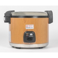 [✅SG Safety Mark &amp;AuthorizedSeller]High Quality Wooden brown/Stainless Steel finishing SW-6800 CROWN Keep Warm Rice Cooker