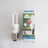 PHILIPS ESSENTIAL 5 Watt Putih 5W Lampu PLC Lilin 5 W 5Watt JARI