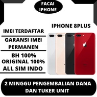 Iphone 8 Plus 64GB Black/Red/Gold/Silver Second 100% Original Fullset