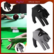 MagiDeal Pool Glove Left Hand 3 Finger Breathable Sport Glove for Men Women Lightweight for Left Han