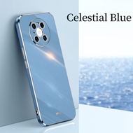 Case Huawei Mate 40 Pro/Nova 3 3i 4 3e 4e Candy color 6D Electroplating Straight Cover Soft TPU Phone Case
