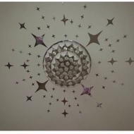 Stars Sky Mirror Sticker Wall Ceiling Room Decor Art Diy