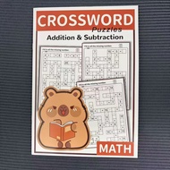 Kids Math Workbook Addition Subtraction Multiplication Division Arithmetic Book Scrapbook Materials