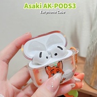 【Stock Ready】For Asaki AK-PODS3 Case Couple Cartoon Soft Silicone Earphone Case Casing Cover