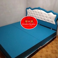 เตียงนอน ๒ สี⁅ สินค้าพร้อมส่ง⁆ เปลียนสี+ฐานทึบ ทักหา เตียง+ฐานเตียง ขนาด 3.5ฟุต 5ฟุต 6ฟุต เตียงราคาถูก เตียงดีไซน์ เตียงบล็อก เตียงราคาส่ง
