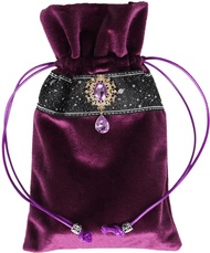 DOARLUO Milky Way Galaxy Tarot Cards Fabric Bag 5 x 8 Inch Jewelry Pouch Tarot Card Bag Dice Bag Pou