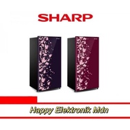 Sharp Kulkas 1 Pintu Sharp SJN182DVR Sharp / Sharp SJN182DVR Sharp Kulkas motif Sakura Flower Kulkas