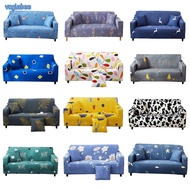 1 2 3 Seater Printed Sofa Cover Stretch Couch Covers L Shape Corner Sectional  Slipcovers For Living Room Furniture Protector Washable Cover