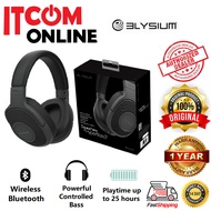 ELYSIUM SIGNATURE HYPERBASS 2 BLUETOOTH WIRELESS HEADSET BLACK