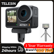 [NIPIAO] Telein สำหรับ DJI Action 4อะแดปเตอร์แม่เหล็กสองตัว1/4พอร์ตสากลสำหรับ DJI Action 4/3 DJI Act