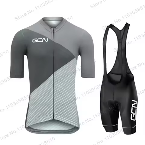 2025 GCN Team Cycling Jersey Set Summer Breathable Road Bicycle Suit Riding Uniform Bike MTB Clothin