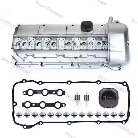 New Aluminum Engine Valve Cover for BMW M54 M52 B20 B25 B28 E53 E36 E46 E39 X5 Z3 2.5L 2.8L 3.0L Cyl