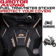 FUEL TANK STICKER COVER QJMOTOR AX200S AX 200S AX 200 S FUEL TANK / METER STICKER COVER (ACCESSORIES