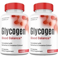 (2 Pack) Glycogen Blood Balance Capsules, Maximum Strength All Natural Premium Formula Vitamin Glyco