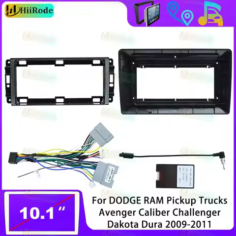 Hiirode Car Android Radio Stereo Player Frame Fascia For DODGE RAM Pickup Trucks Avenger Caliber Cha