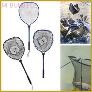 [mibum01uz] Fishing Landing Net Foldable Fishing Net Comfortable Grip Accessory Practical Catching R