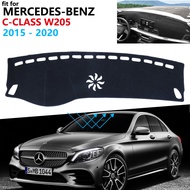 Dashboard Cover Protective Pad For Mercedes Benz C- Class W205 Car Accessories Sunshade C- Klasse C1