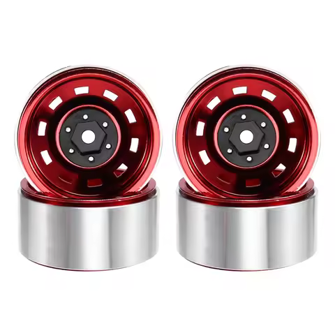 RC Crawler 1.9Inch Beadlock Wheels Aluminum Wheel Hub For 1/10 TRX4 TRX6 Axial SCX10 II III Redcat G