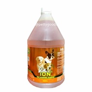 ION แชมพูสุนัข แชมพูแมว ขนสั้น แชมพูสมุนไพร ขมิ้นชัน แมว สุนัข 4 ลิตร บำรุงขน แก้คัน ผื่นแพ้ ผื่นแดง