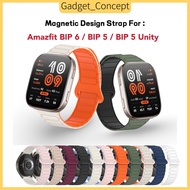 For Amazfit Bip 6 / Amazfit Bip5 / Amazfit bip 5 unity Magnetic Color Strap bip6
