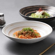 Deep ceramic plate white ceramic plate vintage ceramic plate round plate deep ceramic plate High qua