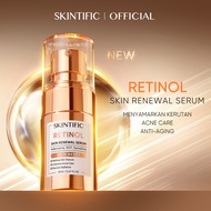 SKINTIFIC - Retinol Skin Renewal Serum 20ml | Retinoid Memudarkan Garis Halus Memudarkan Kerutan Men