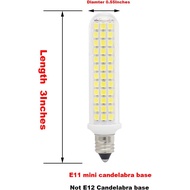 JD E11 Led Bulb 120V 100W Halogen Bulbs Equivalent, T3 T4 Mini Candelabra Base JDE11 Bulb for Ceilin