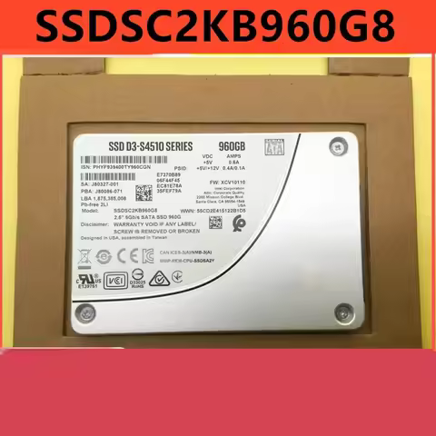 NEW Original SSD DS-S4510 960GB SATA 2.5" Solid State Disk SSDSC2KB960G8