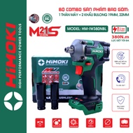 Thân máy siết bulong Himoki HM-IW380NBL không chổi than - Máy vặn ốc Himoki chân pin phổ thông