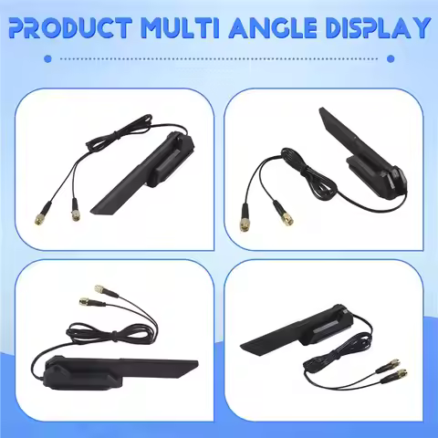 Highly Recommended-1 PCS Wifi 6E Antenna 2T2R 2.4G/5G/6G Black Plastic For Asus ROG B660 H670 M13H Z