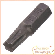FREEWOODIE 1pc Screw Driver Bit, 25mm Length S2 Alloy Steel Torx Bits, T6-T40 1/4 Inch Hex Shank 6 P