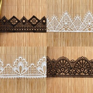 1 Yard Milk Silk Lace Trim Fabric - Perfect for DIY Projects & Fashion Accessories | 4.4-5.4cm Width