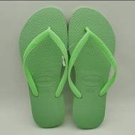 2026 New Havaianas Slim Ladies Flat Bottom Thong Slippers Beach Anti-Slip Outdoor Wearable Thin Stra