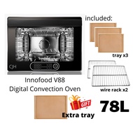 [FREE EXTRA 1PC BAKING TRAY] Innofood V88 Baking Master Digital Convection Oven - Steam Injection/Do
